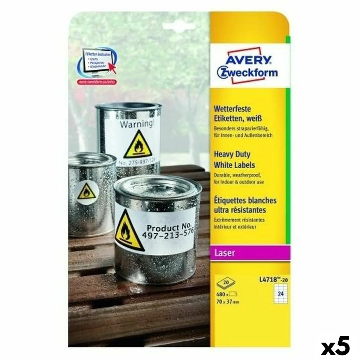 Etiquettes pour imprimante avery l4718 20 volets 99 1 x 139 mm 5 unites s842614933. Re-découvrez le plaisir de shopper en ligne avec Diaytar et sa multitude de produits triés sur le volet pour vous