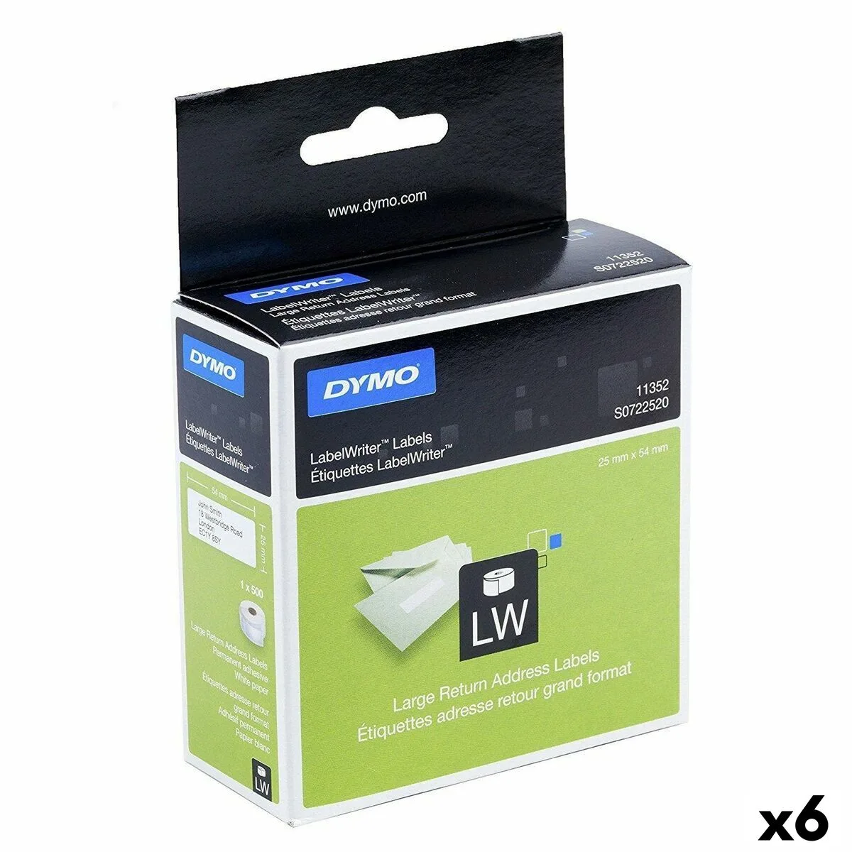 Etiquettes pour imprimante dymo 500 pieces 25 x 54 mm blanc noir 6 unites s842431068. Diaytar, c'est la preuve que le génie réside dans les détails. Chaque produit a été scruté, pesé, et approuvé.