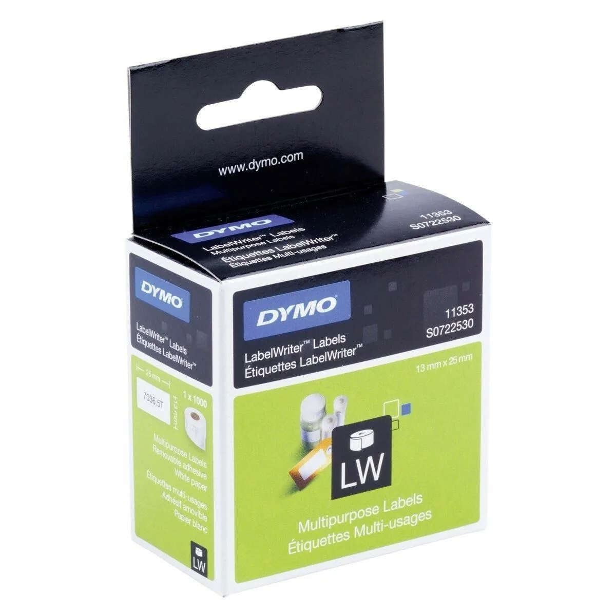 Etiquettes pour imprimante dymo blanc noir 1000 pieces 13 x 25 mm 6 unites s842431139. Votre vie, simplifiée et stylisée par Diaytar et sa collection de produits essentiels et innovants