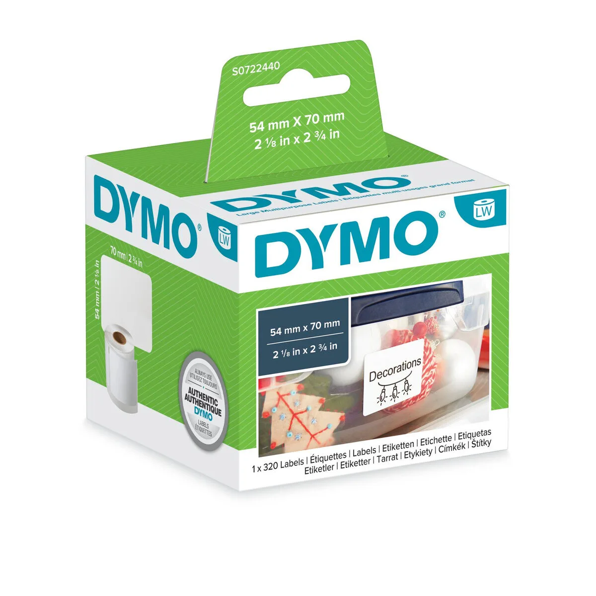 Etiquettes pour imprimante dymo s0722440 54 x 70 mm labelwriter tm blanc 6 unites s842430647. Nous avons conçu Diaytar pour être intuitif, comme vos produits préférés. Simple, efficace, et terriblement séduisant.