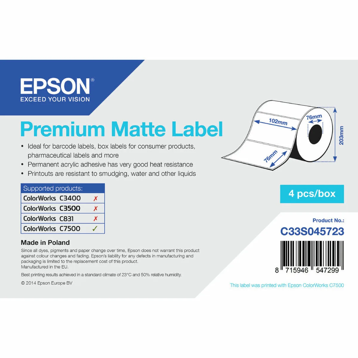 Etiquettes pour imprimante epson c33s045723 blanc 1 unites s5508108530. L'esprit Diaytar : une curiosité insatiable pour dénicher les produits généraux et électroniques qui feront demain