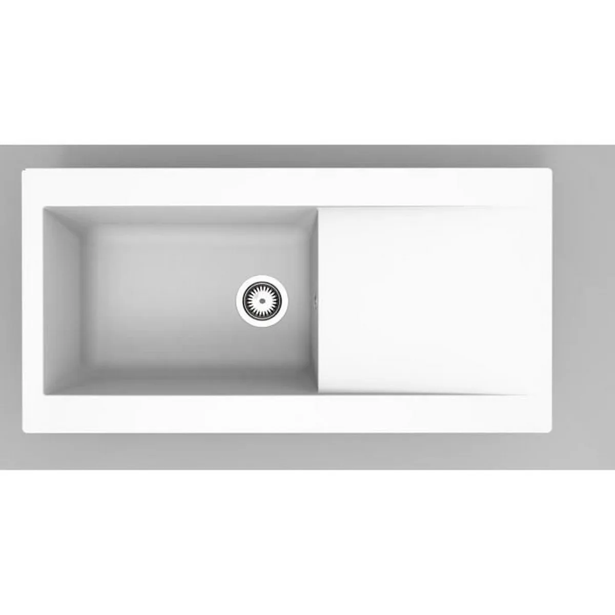 Evier a une cuve avec egouttoir stradour s710861134. Diaytar s'adresse aux esprits modernes en quête de produits qui allient performance technologique et design épuré