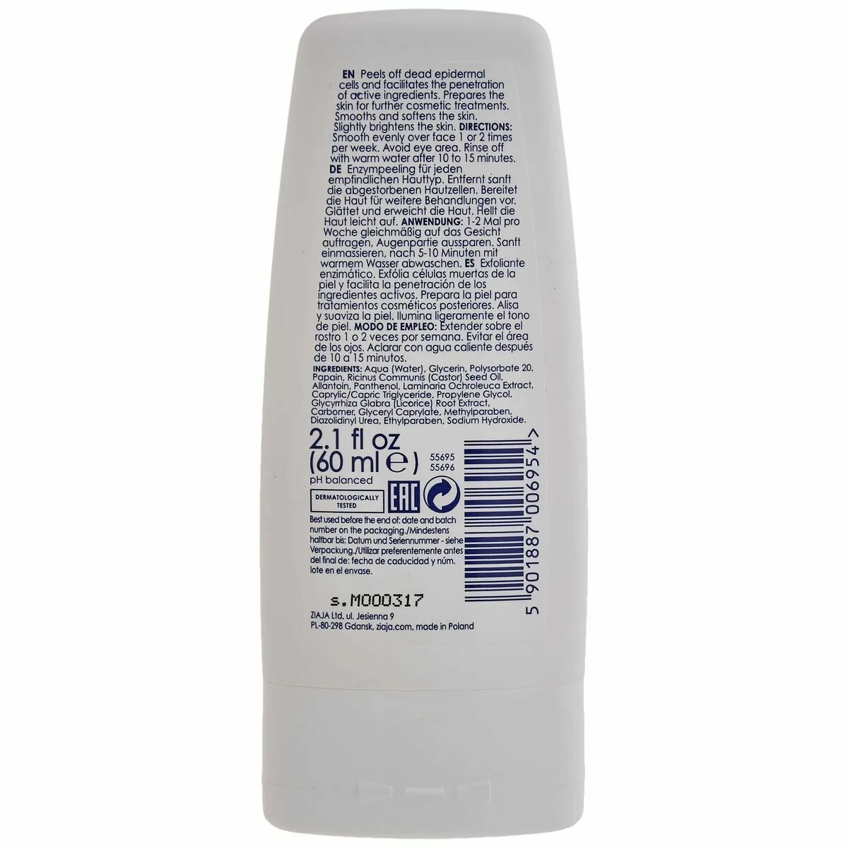 Exfoliant visage ziaja sensitive 60 ml s059807726. Diaytar : Votre guide shopping pour une sélection exigeante de produits tendance, technologiques et domestiques
