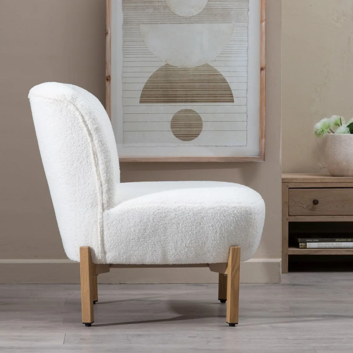 Fauteuil 62 x 75 x 74 cm tissu synthetique metal blanc s880293469. Créez votre look signature avec les pièces mode sélectionnées par Diaytar.