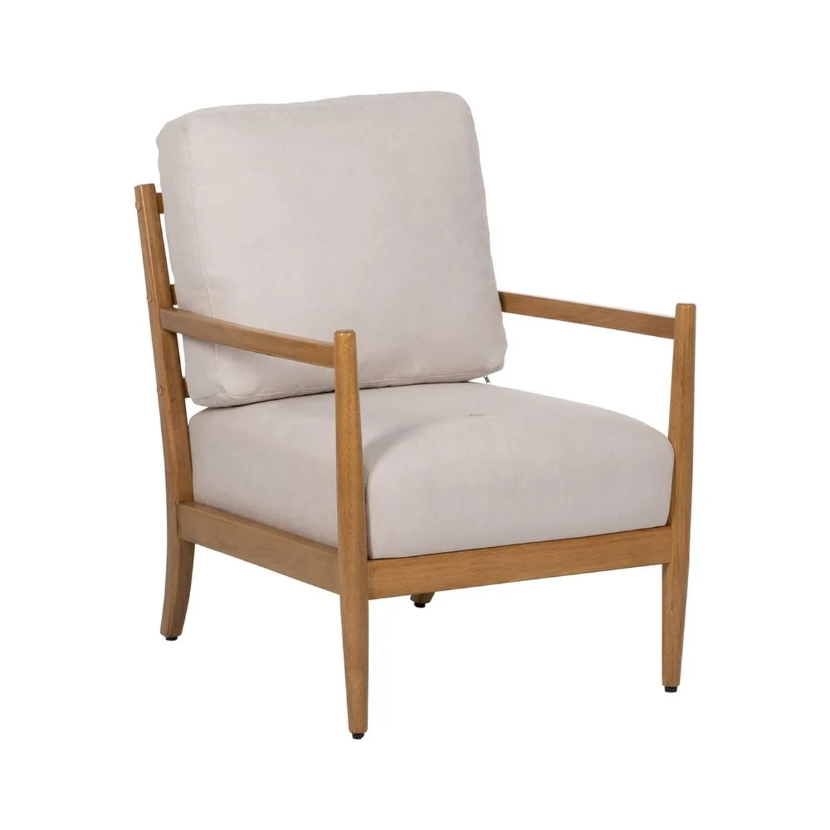 Fauteuil beige naturel bois d hevea bois mdf foam 100 polyester 65 x 71 x 88 cm s880640021. Diaytar : Votre destination shopping en ligne pour découvrir les dernières tendances et produits généraux soigneusement sélectionnés