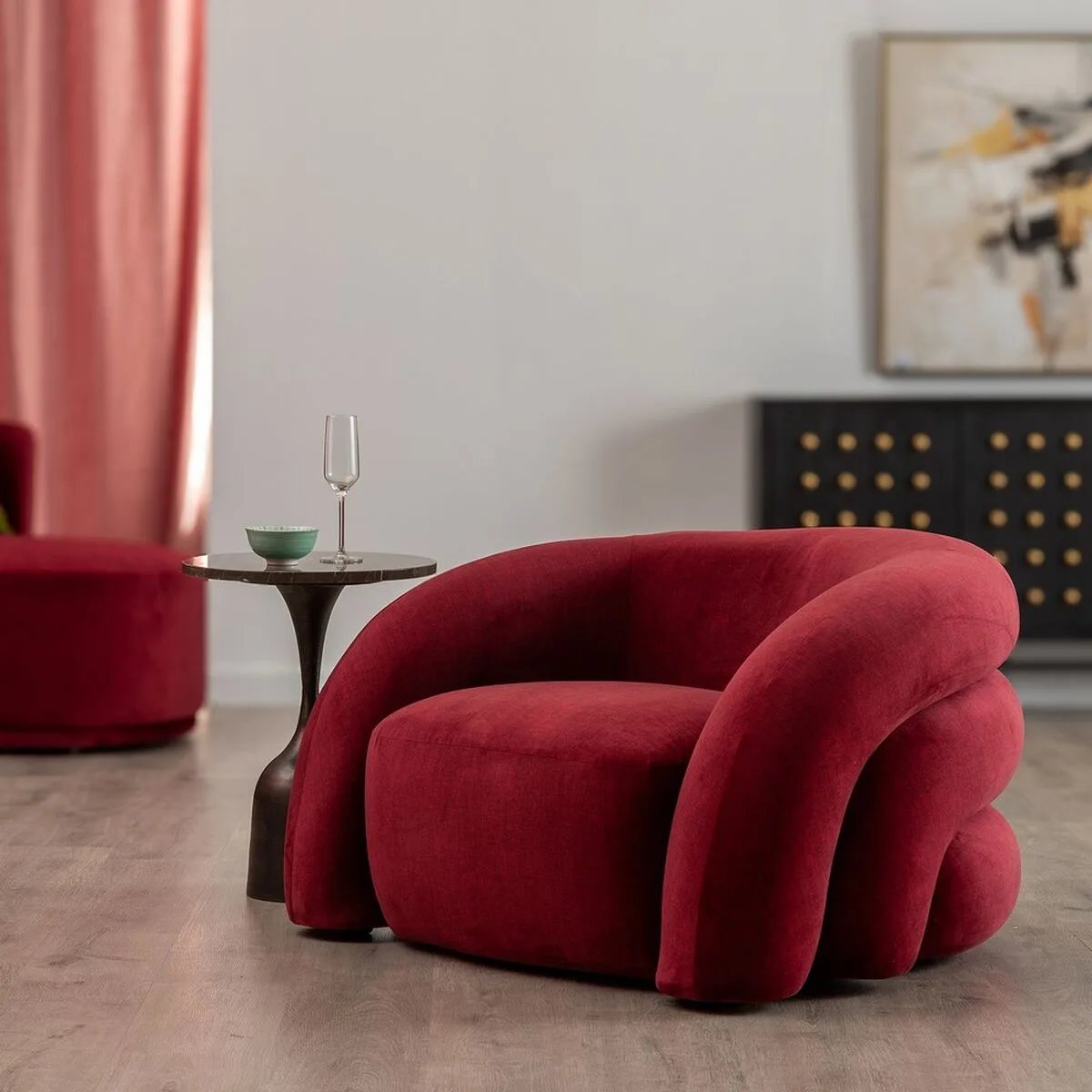 Fauteuil bordeaux bois foam 100 x 84 x 58 cm s880640447. L'ambition de Diaytar : devenir votre boutique en ligne de référence pour tous les produits qui améliorent votre vie