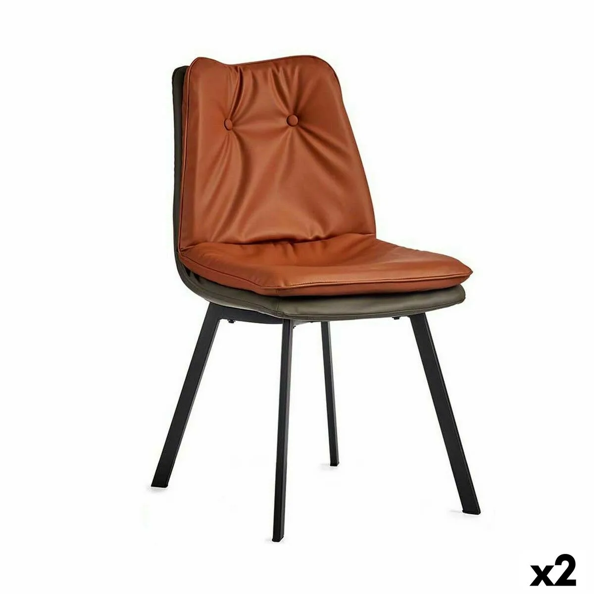 Fauteuil boutons marron noir gris acier 62 x 85 x 47 cm 2 unites s362496929. Diaytar a été conçu pour ceux qui refusent le compromis. Ici, chaque produit est une victoire du qualitatif sur le quantitatif.