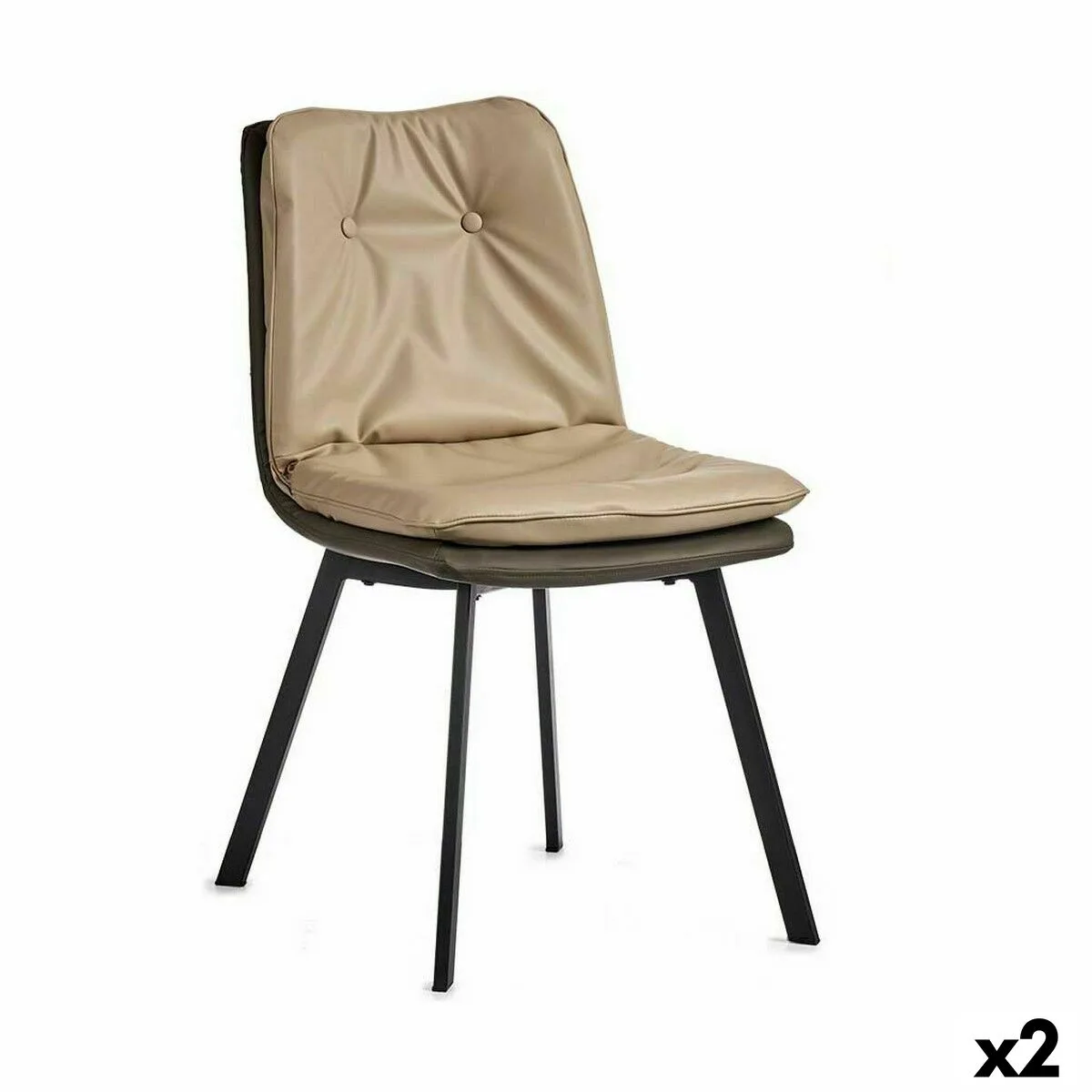 Fauteuil boutons noir beige gris acier 62 x 85 x 47 cm 2 unites s362637865. Diaytar vous offre un accès privilégié à une sélection de produits qui font buzz, qui innovent et qui embellissent la vie