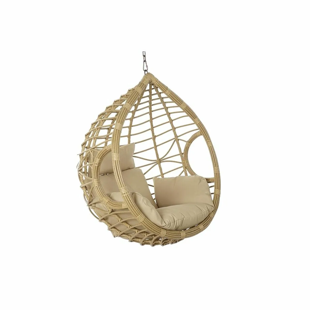 Fauteuil de jardin suspendu dkd home decor 90 x 70 x 110 cm 105 x 75 x 226 cm beige metal marron rotin synthetique s303315049. Diaytar s'adapte à vos besoins avec une gamme complète et variée.