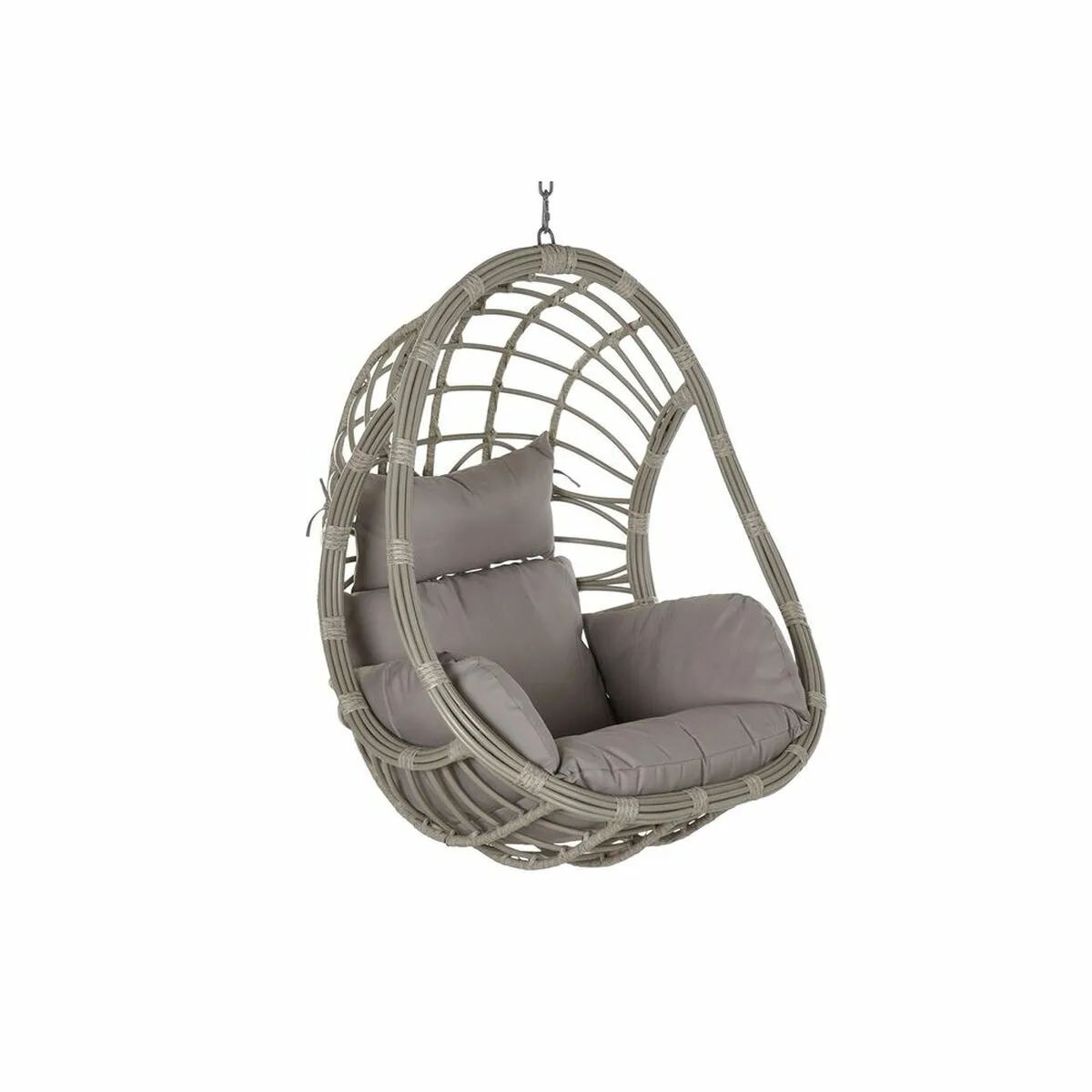 Fauteuil de jardin suspendu dkd home decor 90 x 70 x 110 cm gris rotin synthetique aluminium 92 x 70 x 113 cm s303314966. Diaytar : Votre portail vers un monde de produits où la frontière entre l'essentiel et le superflu devient délicieusement floue