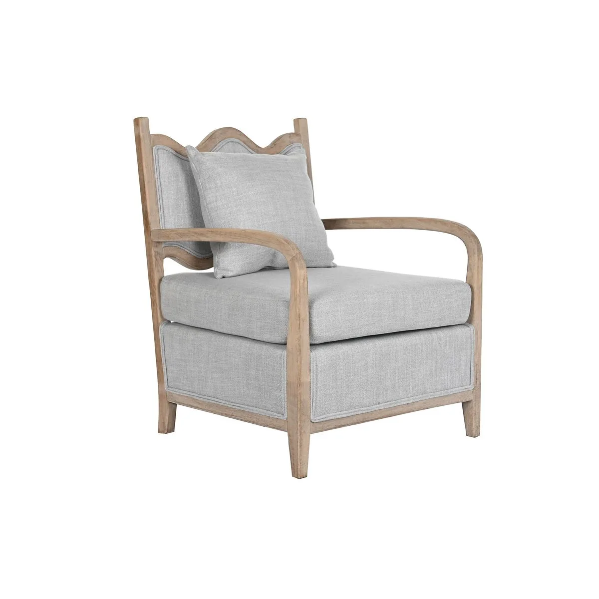 Fauteuil dkd home decor 66 x 70 x 88 cm 70 x 73 x 88 cm sapin marron clair gris clair s304075014. Diaytar réinvente le e-commerce avec une approche généraliste axée sur la qualité, la tendance et l'accessibilité