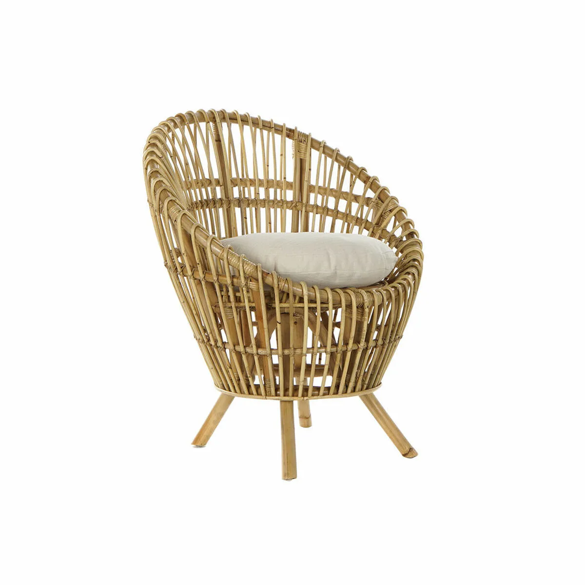 Fauteuil dkd home decor 8424001750092 naturel coton blanc rotin 74 x 67 x 85 cm s302224247. Chez Diaytar, nous valorisons autant la fonction que la forme dans chaque produit que nous ajoutons à notre collection