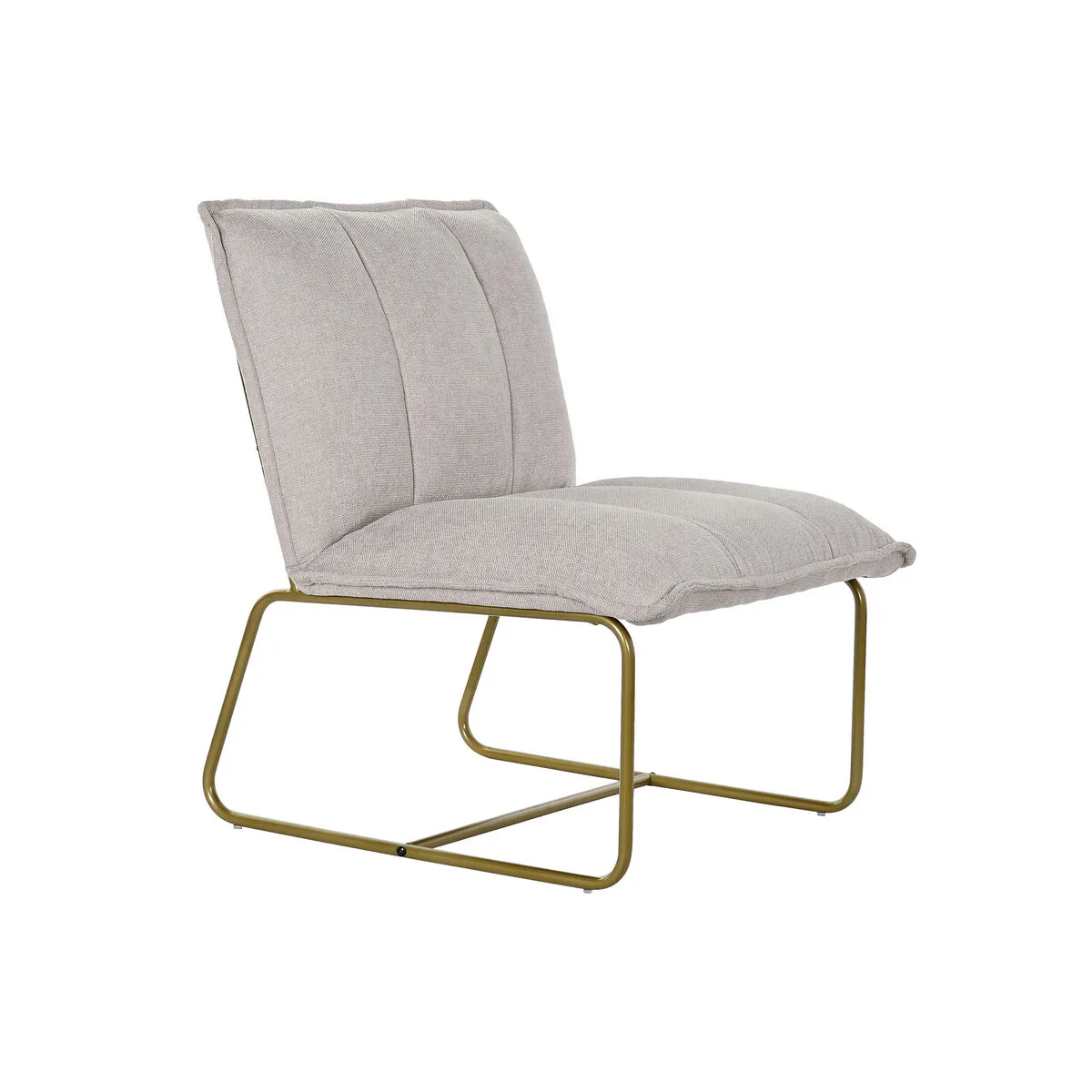 Fauteuil dkd home decor beige dore metal polyester 66 x 71 x 77 cm s303334482. Bien plus qu'un site, Diaytar est un club. Le club de ceux qui savent reconnaître la valeur d'un produit exceptionnel.