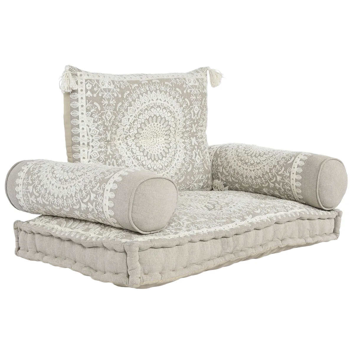 Fauteuil dkd home decor blanc beige 90 x 56 x 15 cm s304508812. Découvrez l'univers Diaytar - Des milliers de produits sélectionnés avec soin pour vous.
