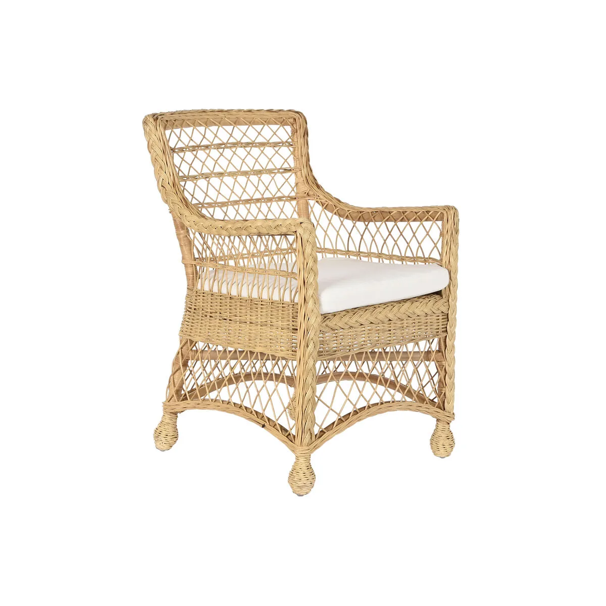Fauteuil dkd home decor blanc naturel 56 x 63 x 86 cm s305272040. L'ADN de Diaytar : un mélange éclectique et raffiné de produits qui parle aussi bien aux geeks qu'aux esthètes