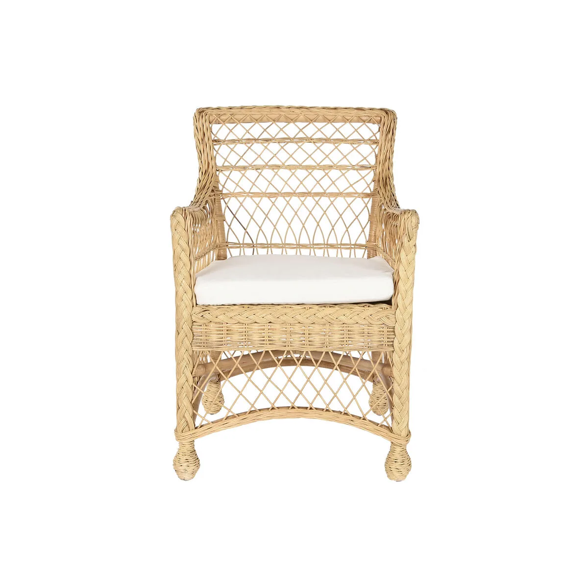 Fauteuil dkd home decor blanc naturel 56 x 63 x 86 cm s305272048. Bienvenue chez Diaytar - Votre destination shopping pour tous vos besoins du quotidien !