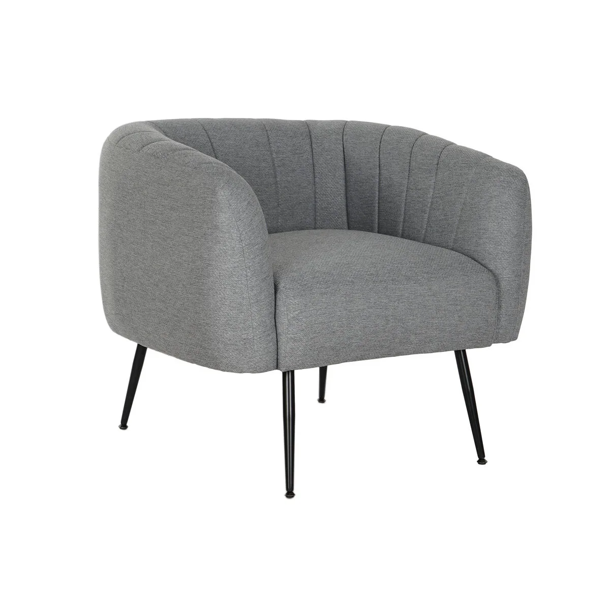 Fauteuil dkd home decor noir gris mousse bois metal 81 x 75 x 73 cm s305290634. Votre style, votre personnalité, nos produits : bienvenue chez Diaytar !