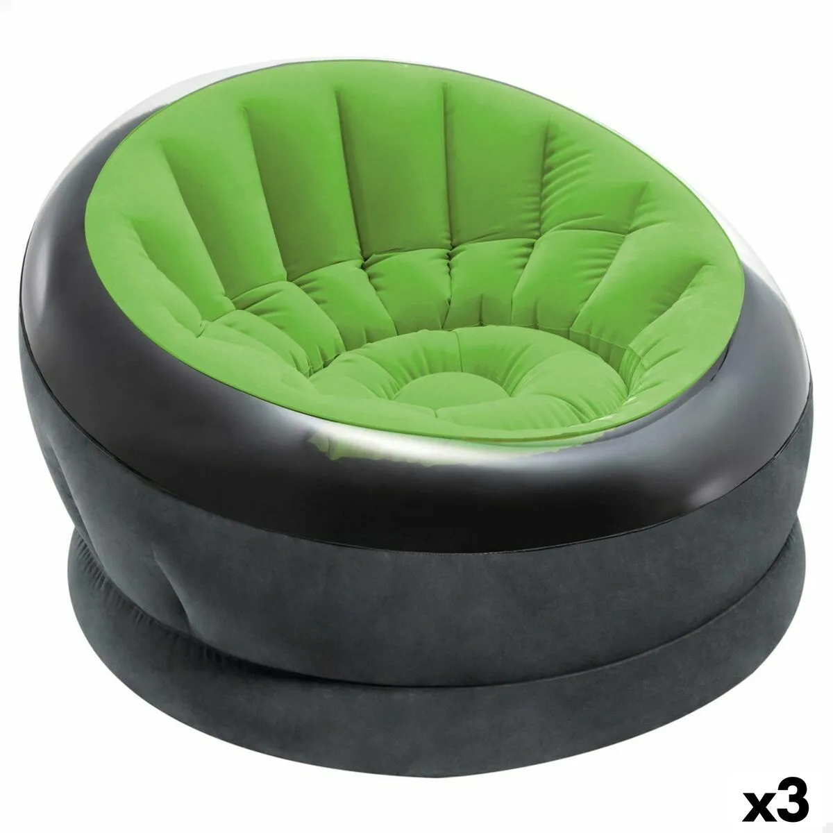 Fauteuil gonflable intex empire vert 112 x 109 x 60 cm 3 unites s890308464. Innovation, style et qualité : les trois piliers de l'expérience Diaytar.