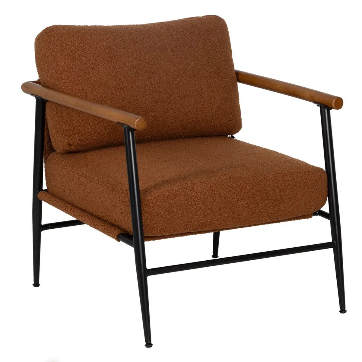 Fauteuil marron noir bois d hevea tissu 70 x 76 x 81 cm s880448285. La recette Diaytar : un tiers de design, un tiers d'innovation, un tiers de fonctionnalité. Le tout saupoudré de tendance.