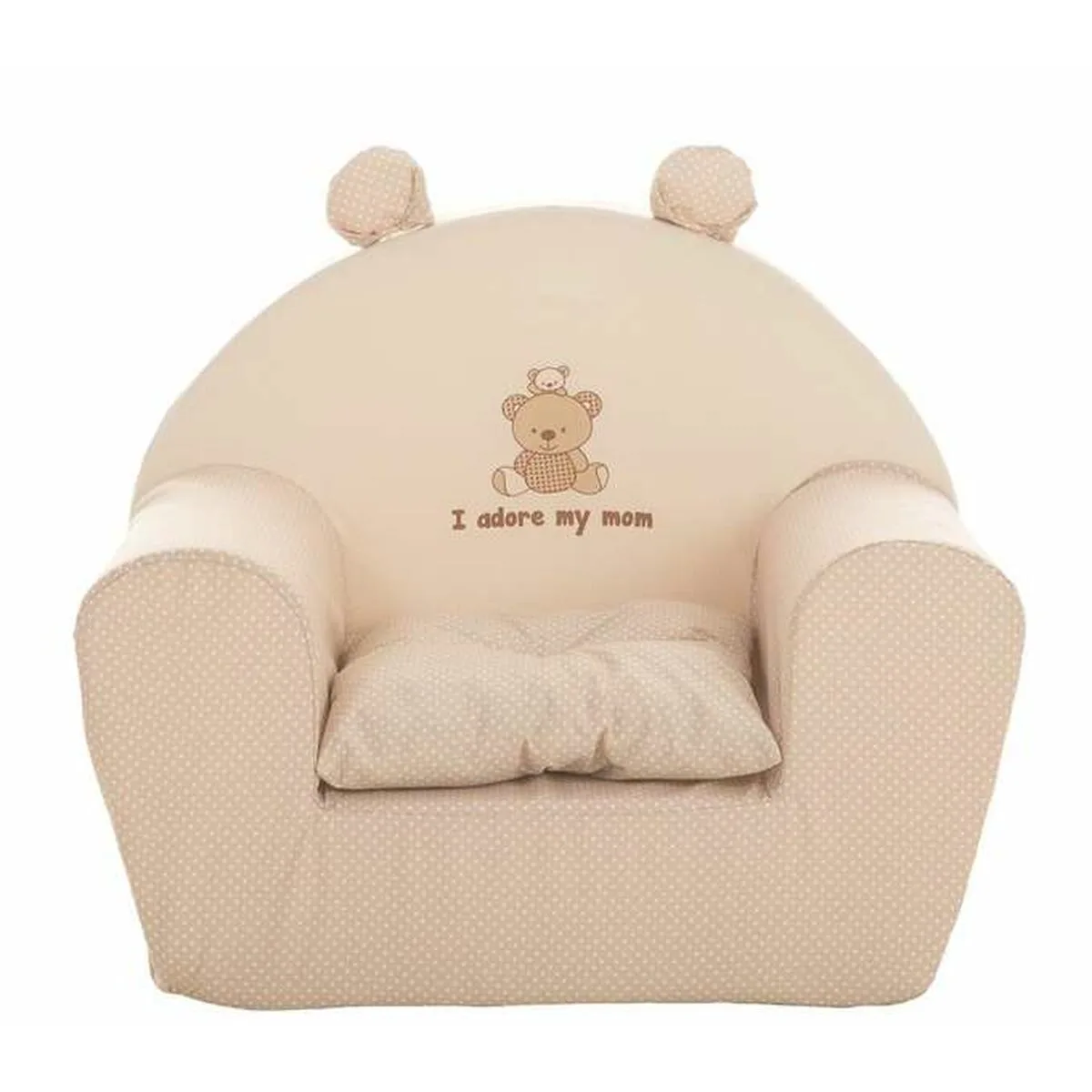 Fauteuil pour enfant i adore my mom 44 x 34 x 53 cm beige s243183332. Diaytar, c'est le compagnon de ceux qui aiment prendre soin d'eux et de leur intérieur avec des produits choisis avec amour.