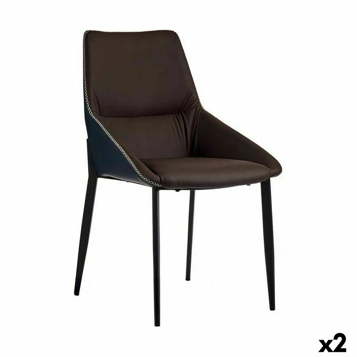 Fauteuil tresse bleu marron acier 50 x 87 x 61 cm 2 unites s362638170. Diaytar, c'est la promesse tenue d'un e-commerce où l'émerveillement devant un produit simple est encore possible.