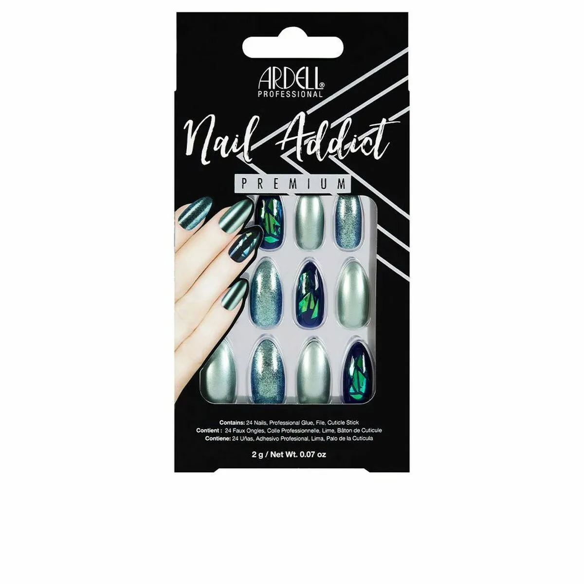 Faux ongles ardell nail addict green glitter chrome 24 pcs s059383812. Diaytar, c'est votre conseiller shopping personnel, toujours à l'affût des pépites qui correspondent à votre style de vie.