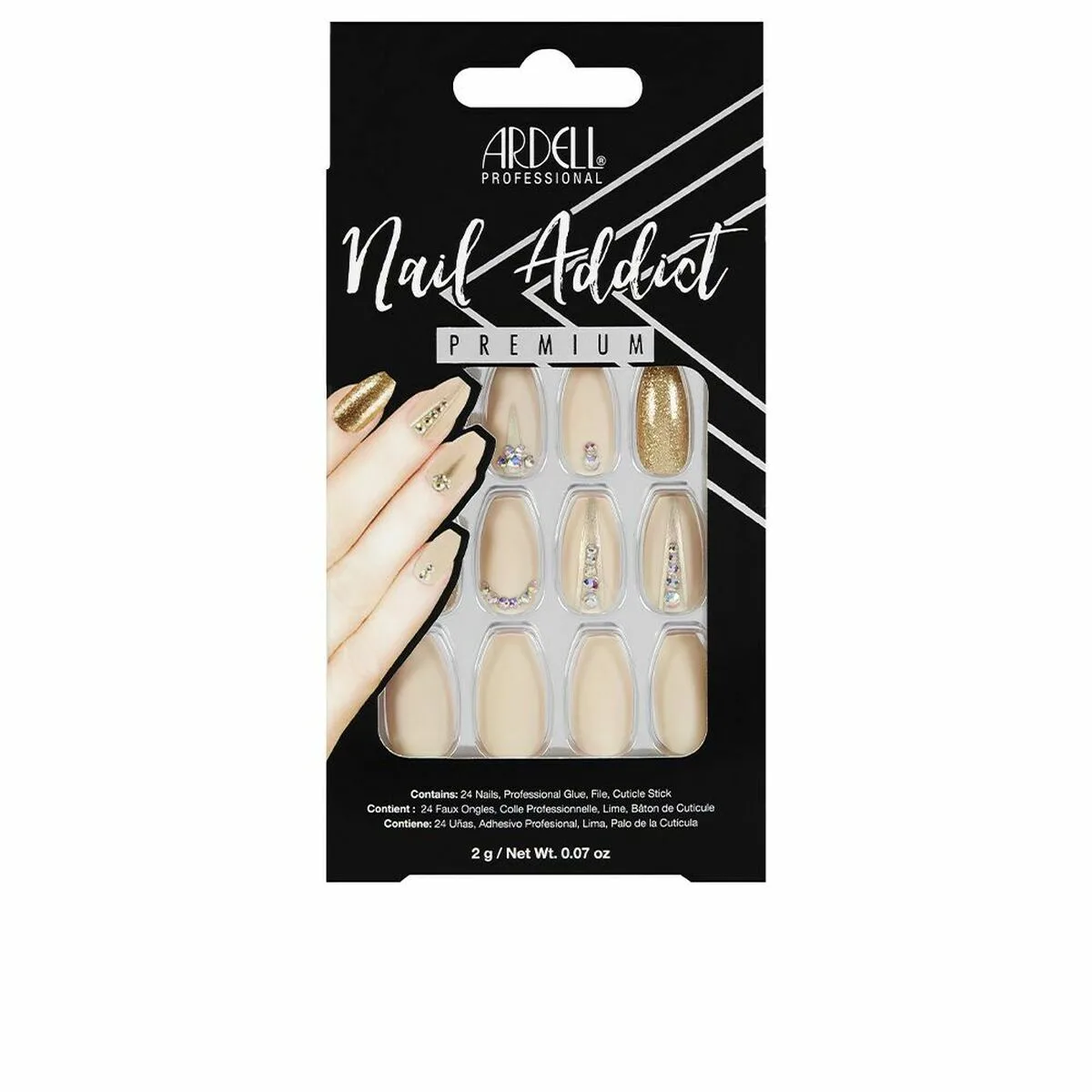 Faux ongles ardell nail addict nude jeweled 24 pcs s059383548. L'ADN de Diaytar : un mélange éclectique et raffiné de produits qui parle aussi bien aux geeks qu'aux esthètes