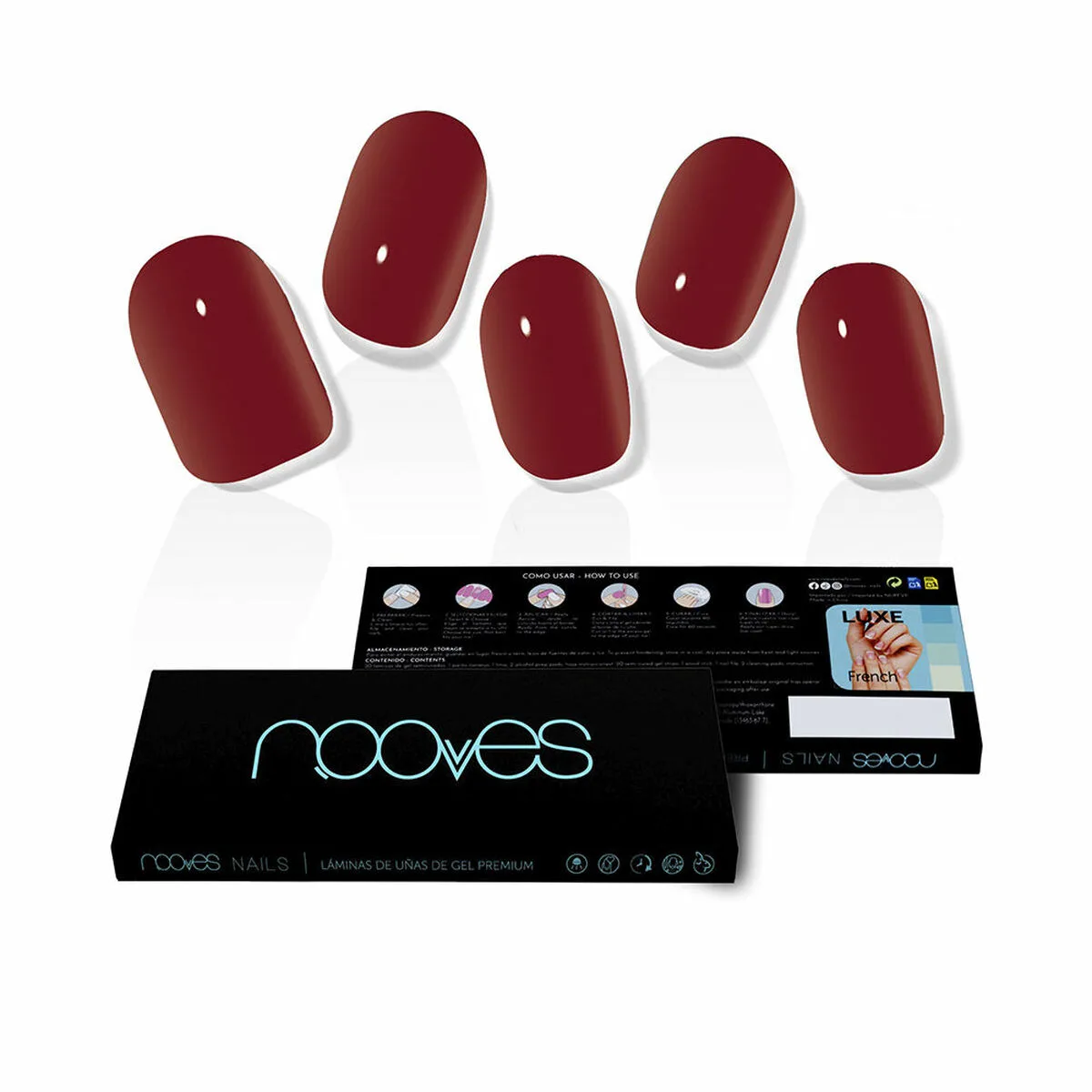 Faux ongles nooves midnight rain gel autocollants rouge s0511635197. Diaytar, c'est le hub où se connectent les créateurs de produits géniaux et les clients qui les attendaient sans le savoir.