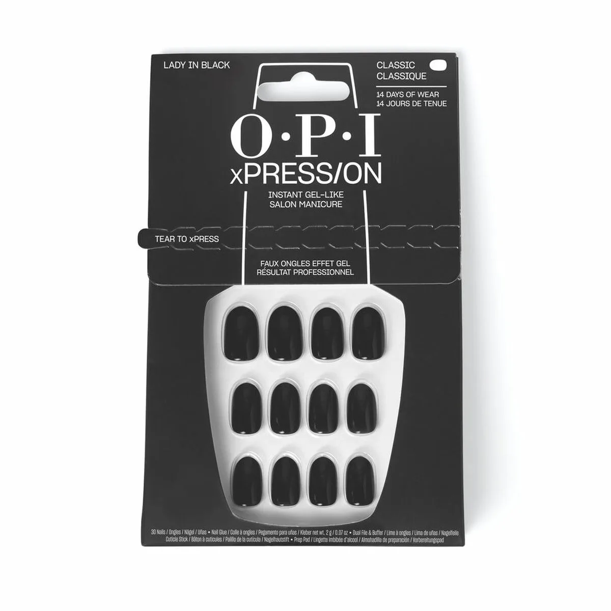 Faux ongles opi lady in black lady in black 30 pieces s0512191924. Explorez Diaytar et laissez-vous surprendre par notre diversité de produits.