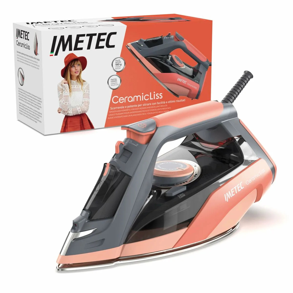 Fer a vapeur imetec gv180 2400 w s045810625. Nous croyons en la puissance de la simplicité. Les produits Diaytar sont beaux, utiles, et incroyablement simples à utiliser.