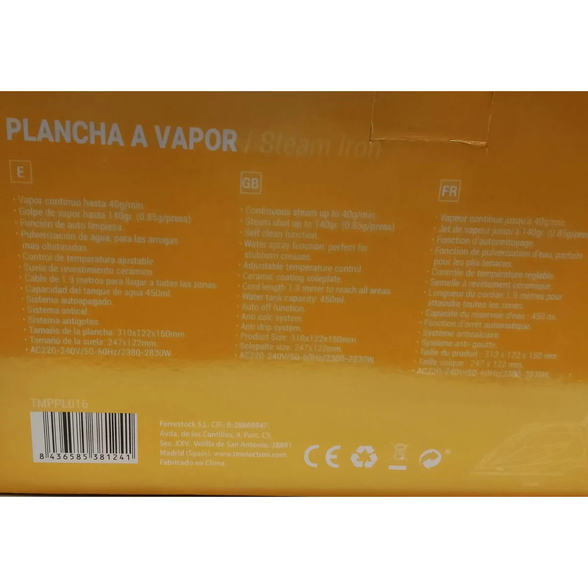 Fer a vapeur tm electron bleu 2830 w s650366559. L'aventure Diaytar commence ici : parcourez un catalogue généraliste unique où la surprise et la qualité sont au rendez-vous