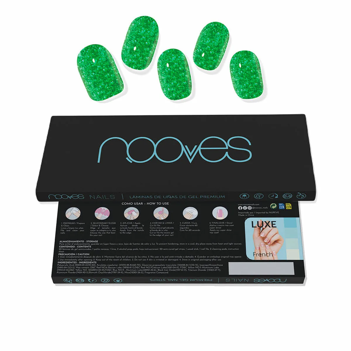 Feuilles de gel pour ongles nooves glitter green 20 unites s0512036569. Nous avons injecté tout notre savoir-faire dans Diaytar pour vous offrir une expérience shopping sans friction, tout en plaisir.