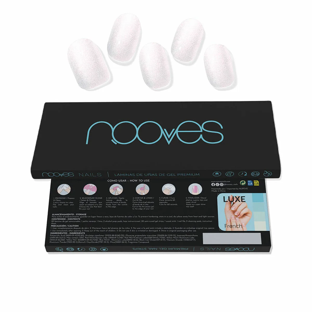 Feuilles de gel pour ongles nooves white pearl 20 unites s0512037075. Diaytar, c'est la convergence entre votre style unique et notre sélection infinie de produits qui lui correspondent.
