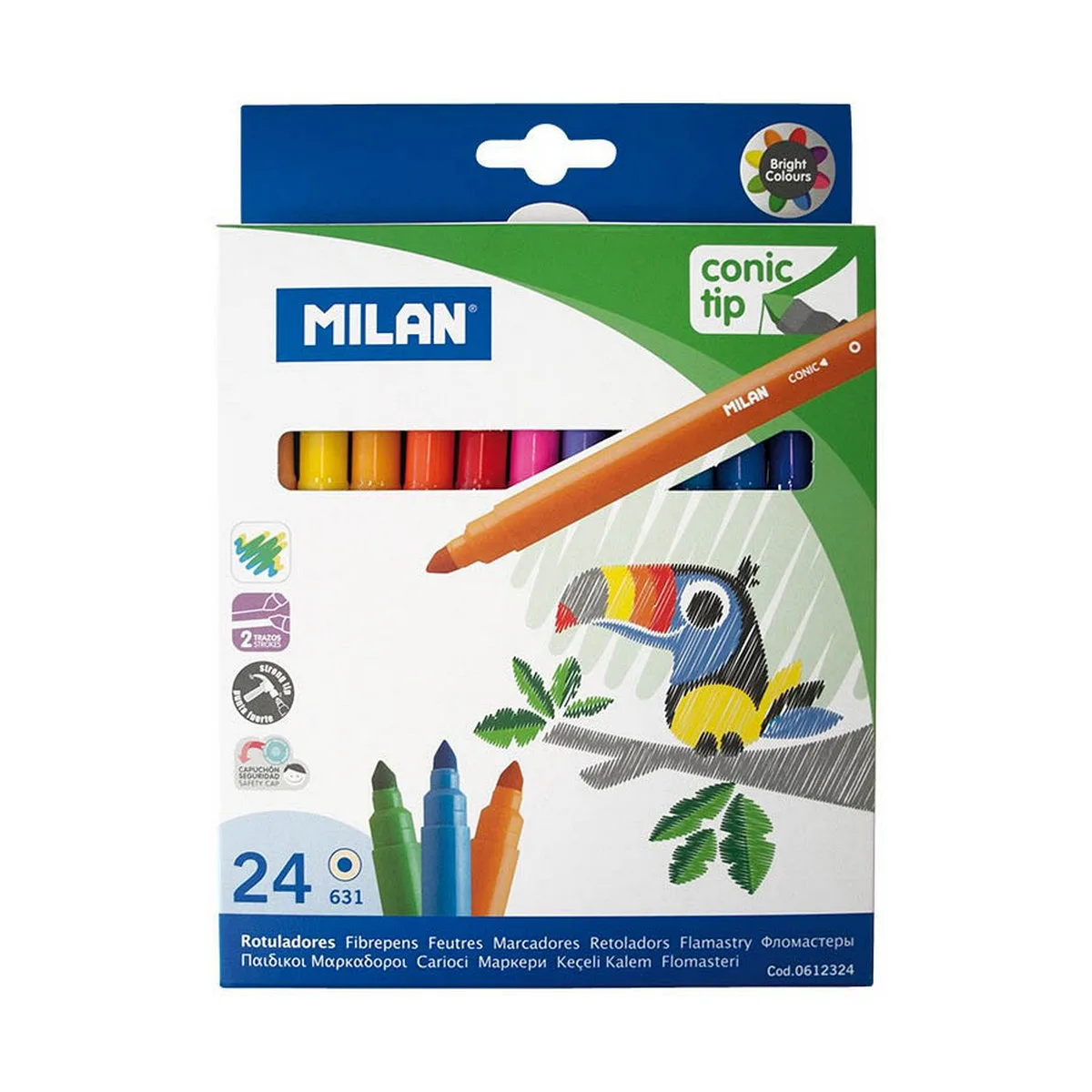 Feutres milan 24 maxi multicouleur s790634345. Diaytar, c'est la fusion entre le meilleur de l'artisanat et le cutting-edge de la technologie, au service de votre quotidien.