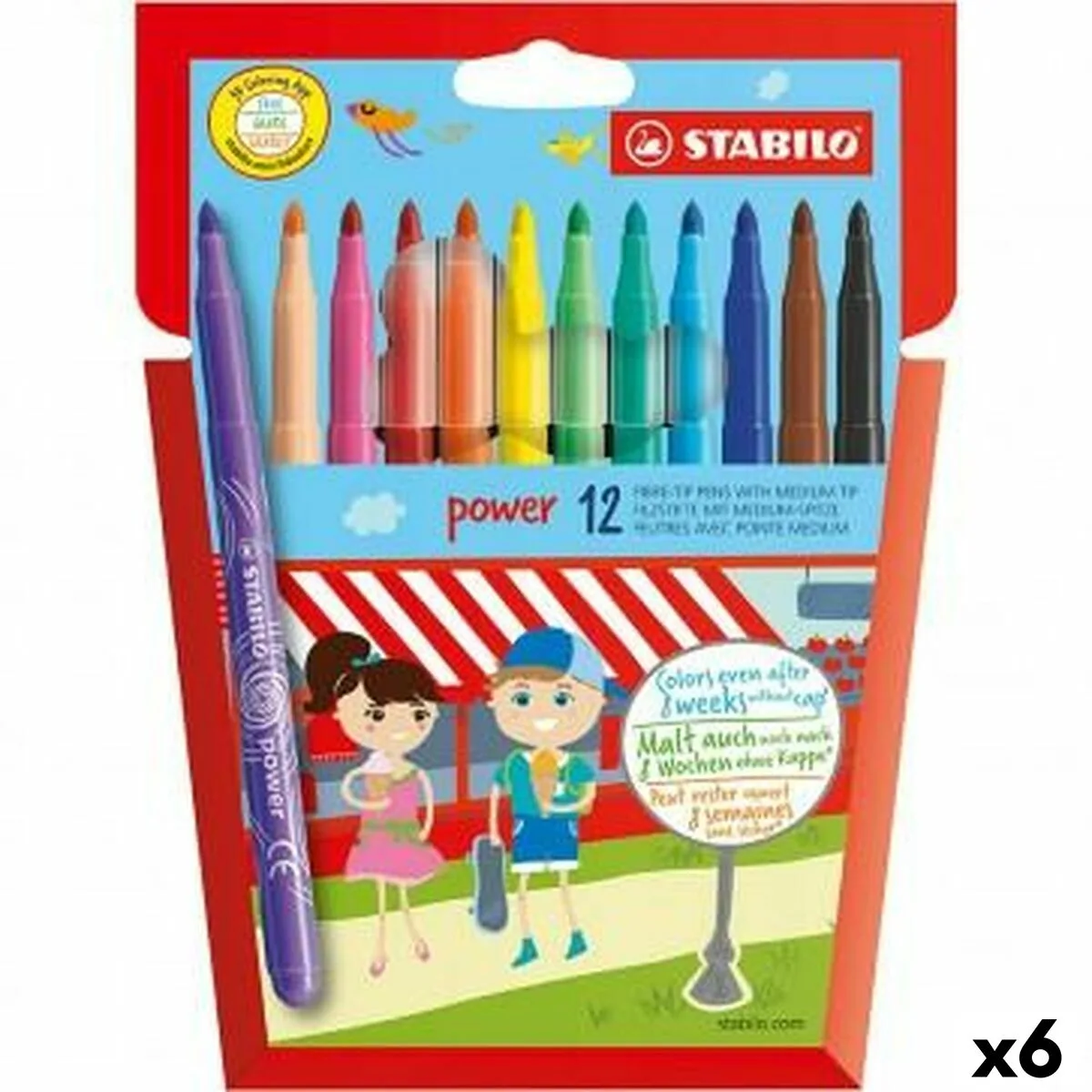 Feutres stabilo power multicouleur 6 unites s843670018. Diaytar, c'est la promesse de découvrir au moins un produit qui vous fera dire 'Mais où était-il donc tout ce temps ?'.