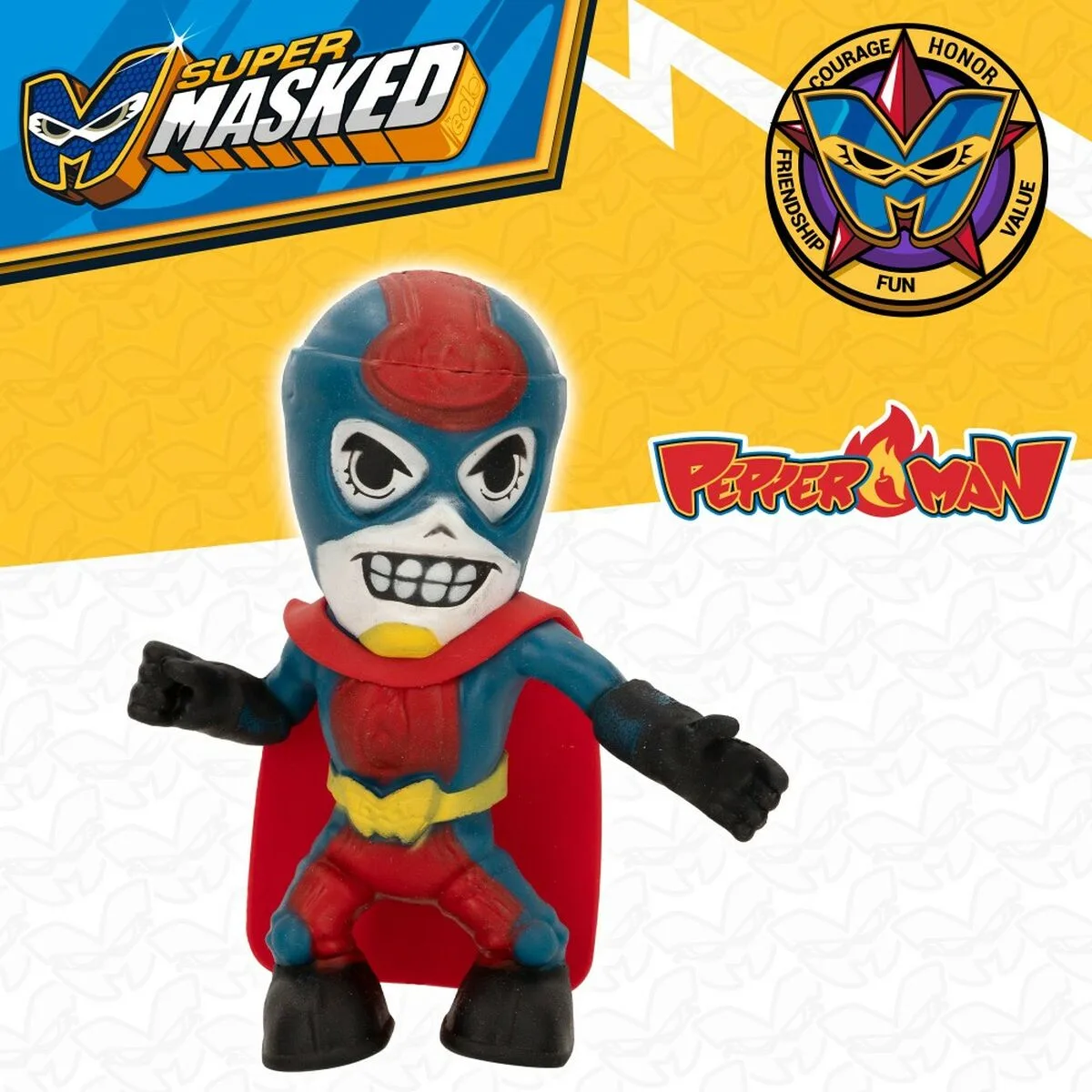 Figurine d action eolo super masked pepper man 14 x 15 5 x 5 5 cm elastique 12 unites s890312074. Diaytar a été conçu pour ceux qui voient le shopping en ligne comme une source d'inspiration et de solutions pratiques