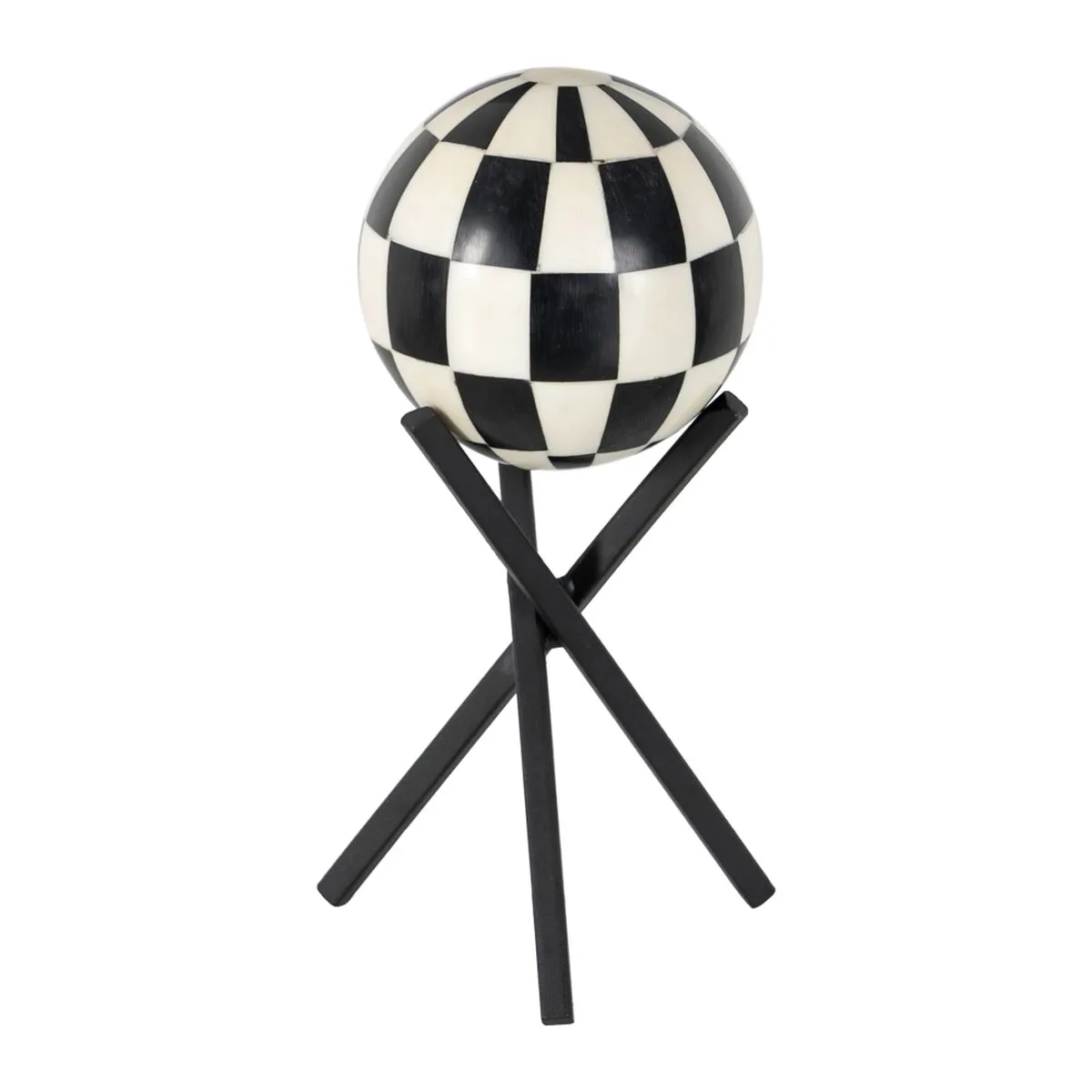 Figurine decorative blanc noir resine fer 12 x 12 x 21 cm s880725963. Diaytar, le curateur de votre style de vie moderne, à travers une offre généraliste constamment renouvelée et actualisée