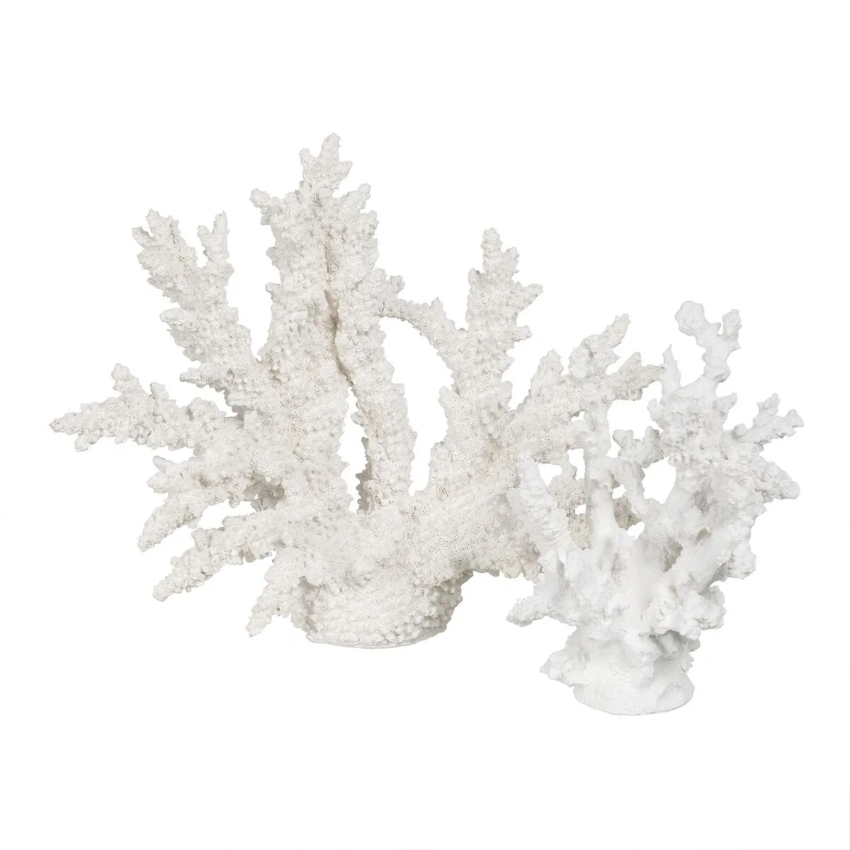 Figurine decorative blanc resine corail 17 x 17 x 20 cm s880683255. Du salon à la chambre, Diaytar habille votre intérieur avec élégance.