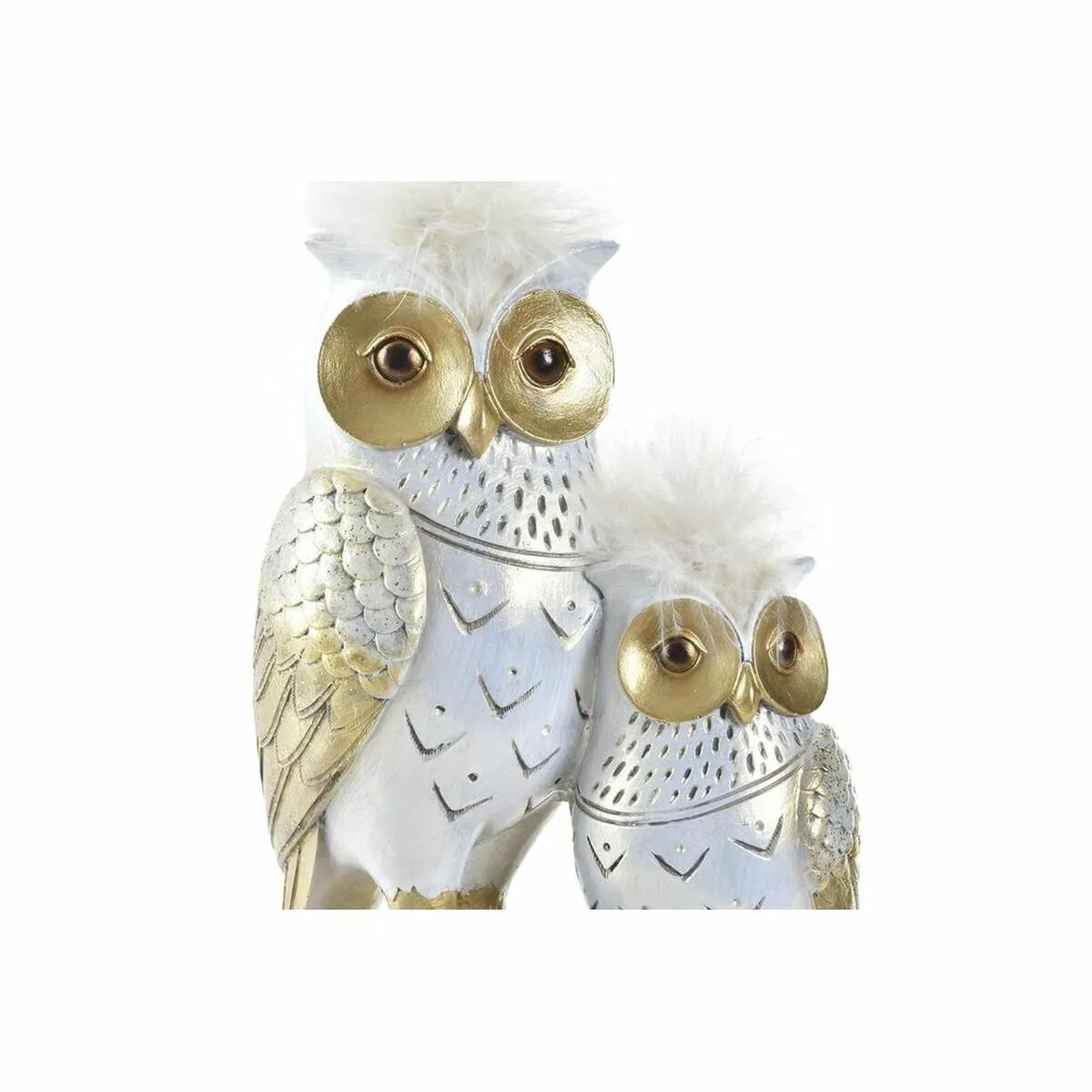 Figurine decorative dkd home decor 14 5 x 9 x 26 cm hibou dore blanc s303009993. Diaytar, c'est la promesse de découvrir au moins un produit qui vous fera dire 'Mais où était-il donc tout ce temps ?'.