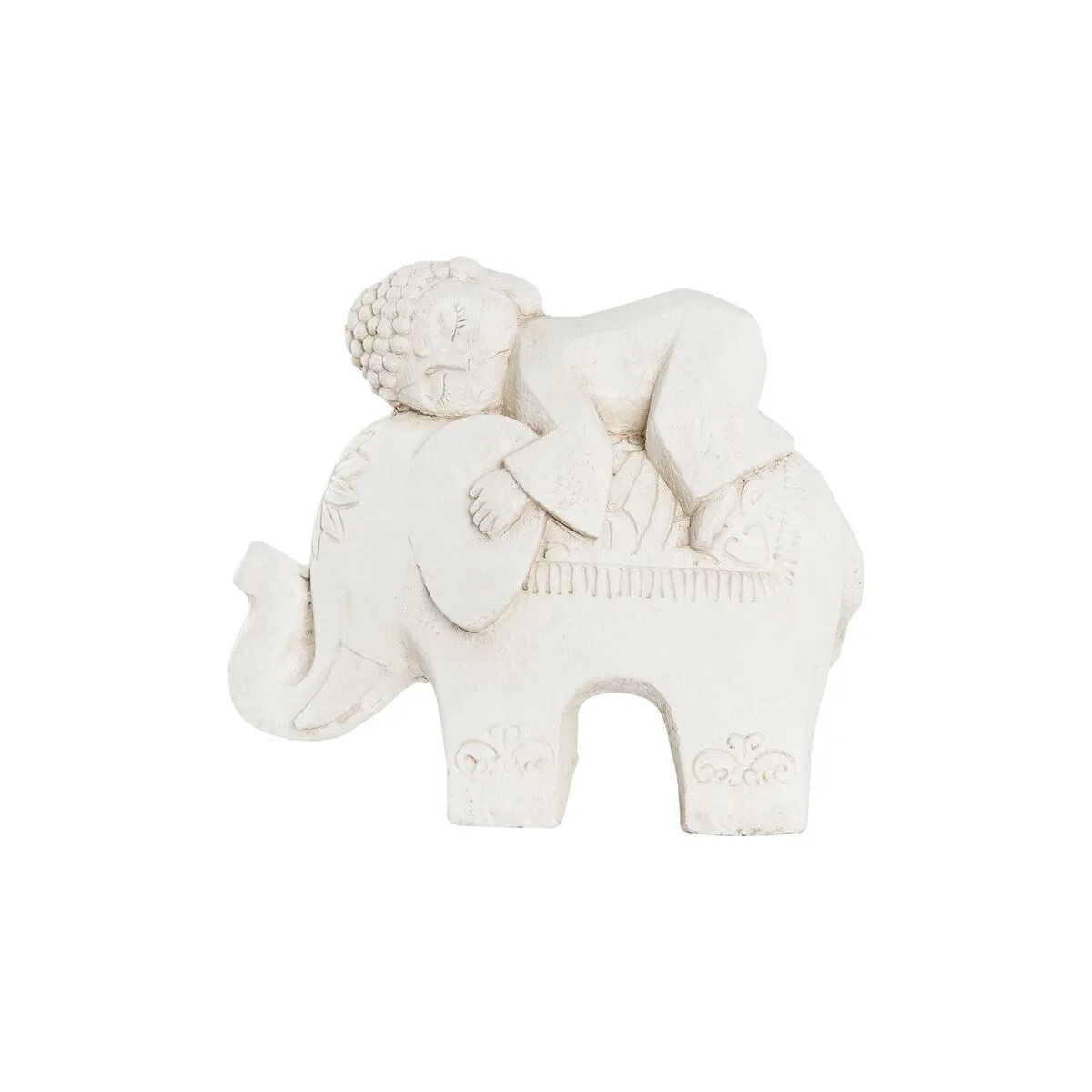 Figurine decorative dkd home decor blanc elephant oriental 44 x 22 x 40 cm s303960437. Votre boutique de confiance Diaytar vous accompagne dans tous vos projets.