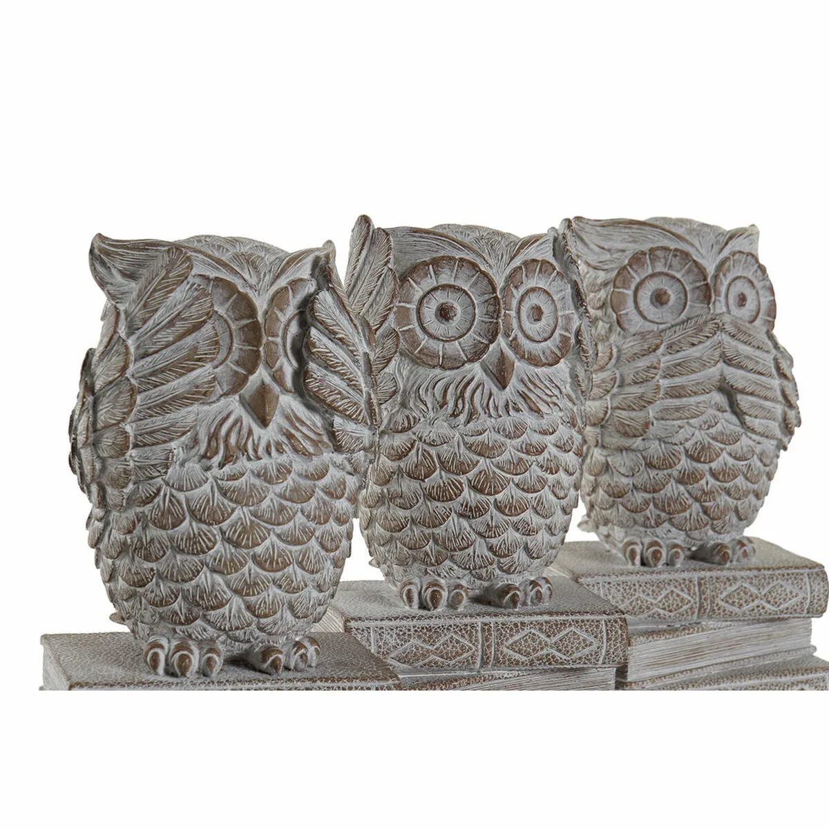 Figurine decorative dkd home decor blanc hibou decape 11 x 11 x 20 cm 3 unites s302694810. Diaytar anticipe les tendances pour vous offrir le meilleur de la mode.