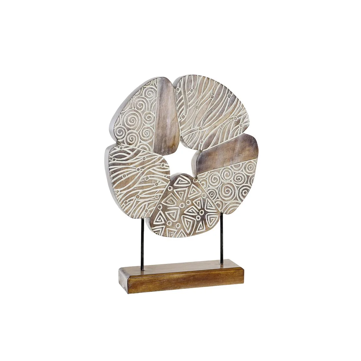 Figurine decorative dkd home decor blanc marron abstrait 40 x 10 x 51 cm s302927140. Notre mantra chez Diaytar : un produit, un sourire. Nous mesurons notre succès à votre satisfaction instantanée.
