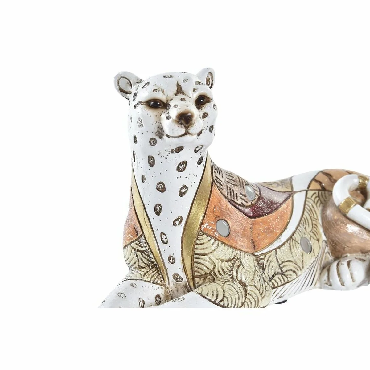 Figurine decorative dkd home decor blanc orange leopard colonial 24 x 10 x 12 cm s303009573. Diaytar vous invite à un voyage shopping au cœur des produits qui définissent le mode de vie contemporain