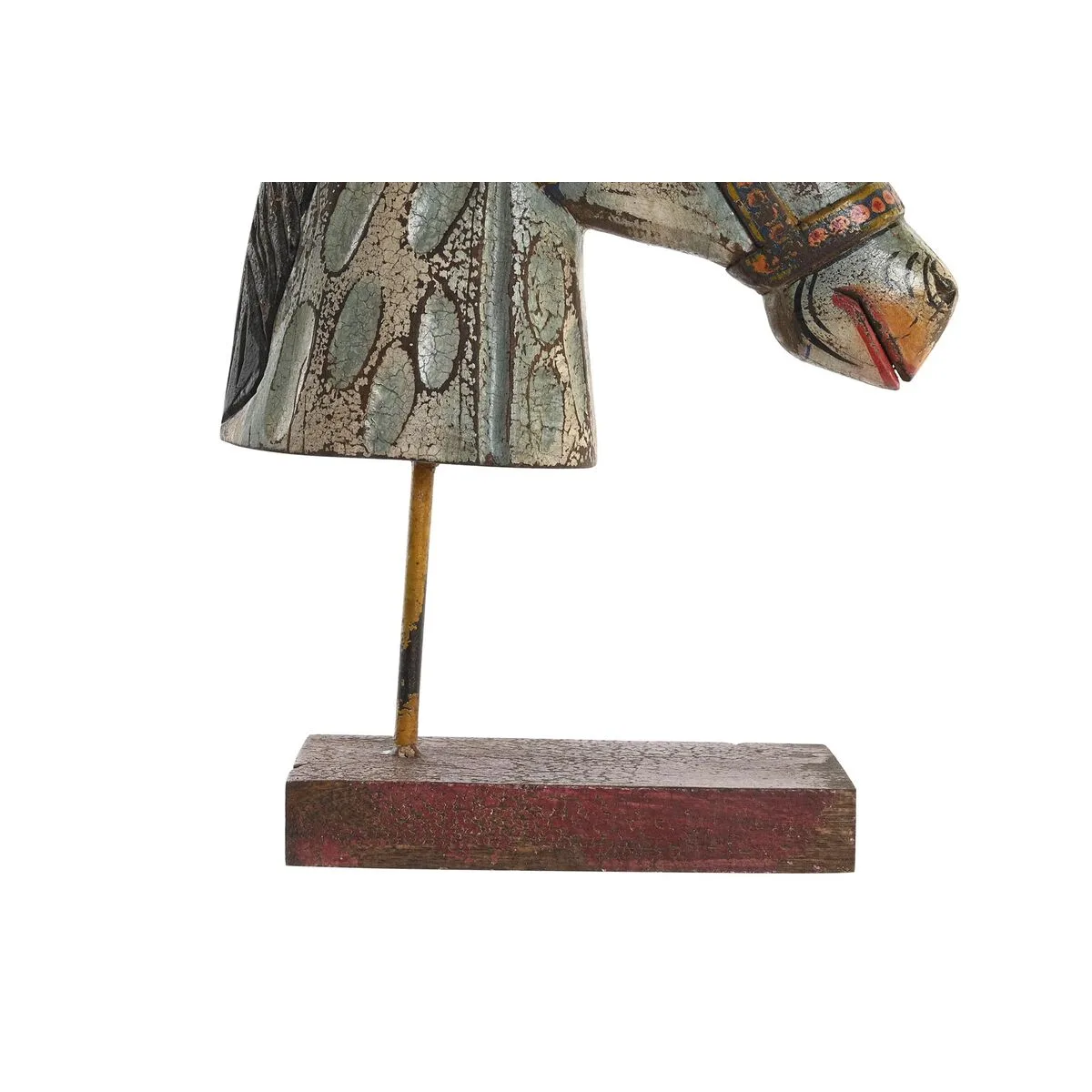 Figurine decorative dkd home decor cheval fer bois de manguier 24 x 12 x 35 cm s303950574. Notre équipe chez Diaytar est une brigade de passionnés, toujours en chasse pour dénicher la perle rare qui vous fera vibrer.