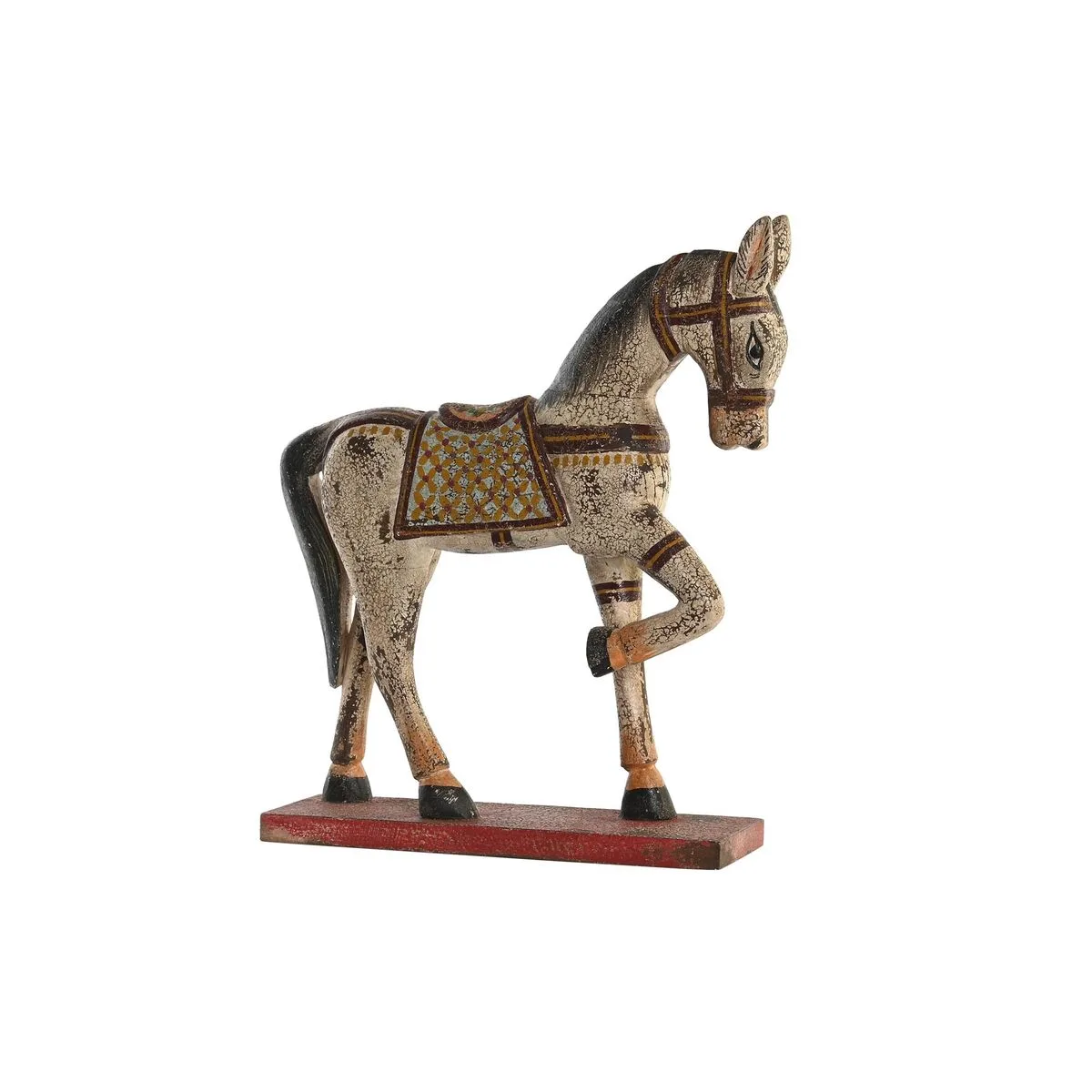 Figurine decorative dkd home decor cheval fer bois de manguier 35 x 10 x 42 cm s303950696. Votre garde-robe mérite le style Diaytar - Découvrez nos nouveautés !