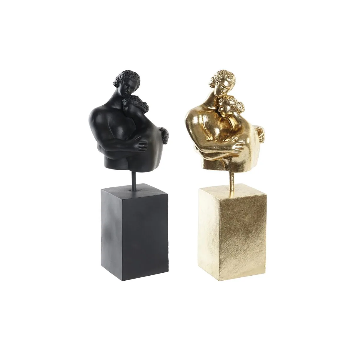 Figurine decorative dkd home decor couple noir dore 15 5 x 13 5 x 37 5 cm 2 unites s303019237. Notre mission : éradiquer le superflu pour ne vous proposer que l'essentiel... mais en beaucoup plus stylé. Bienvenue chez Diaytar.
