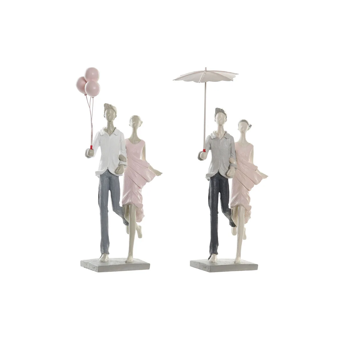Figurine decorative dkd home decor gris rose 18 x 10 x 37 cm couple 2 unites s302997420. L'aventure Diaytar, c'est celle d'une équipe passionnée qui déniche pour vous les perles rares du marché généraliste