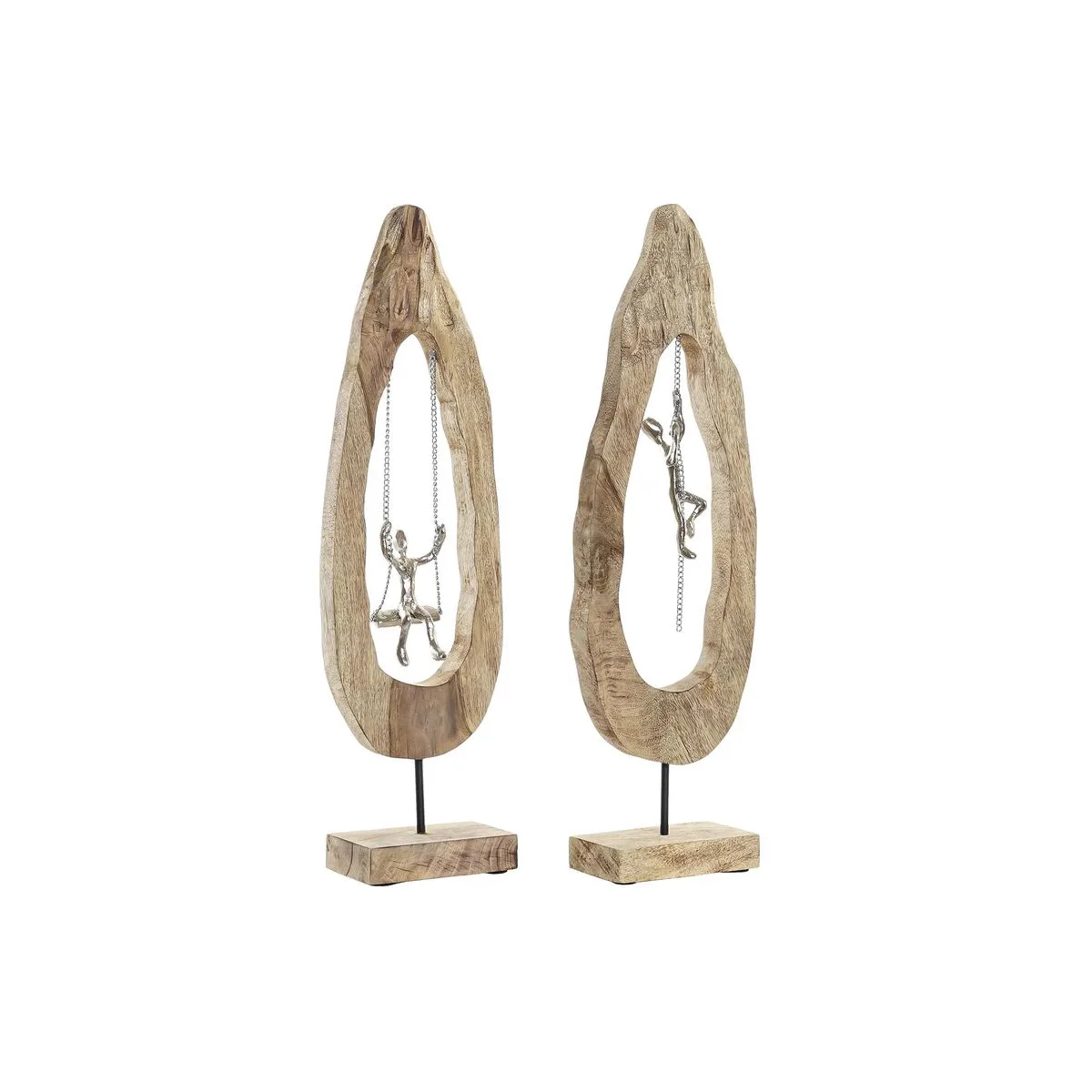 Figurine decorative dkd home decor marron argente naturel 18 x 9 x 62 cm 2 unites s302989985. Diaytar, c'est la garantie de tomber sur ce produit unique qui fera de votre quotidien une expérience extraordinaire