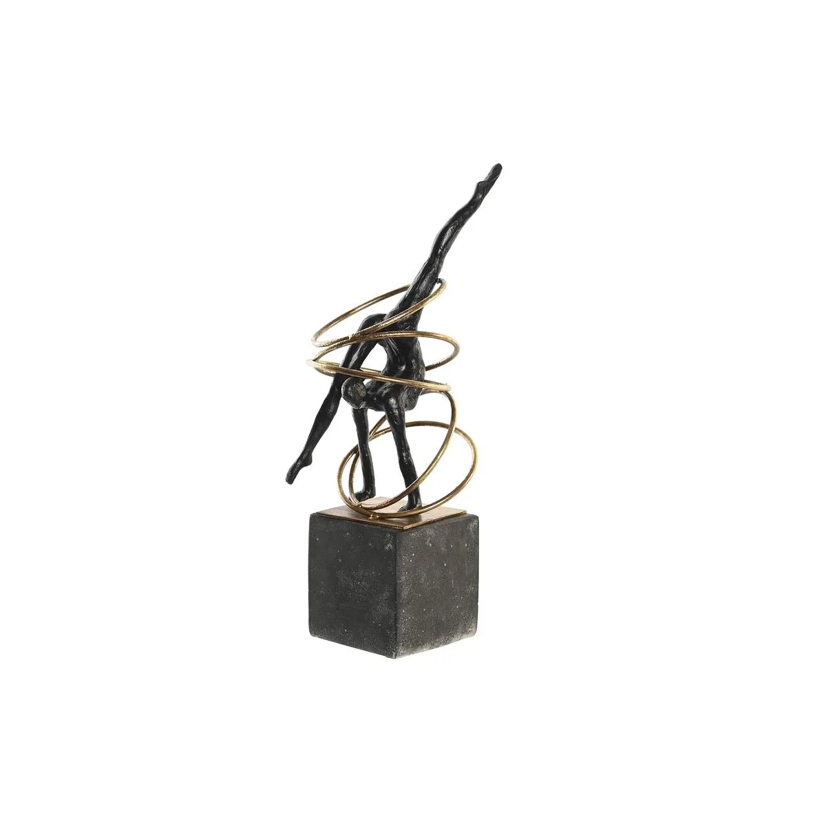 Figurine decorative dkd home decor noir dore metal resine moderne 17 x 14 x 42 5 cm s303961758. Plongez dans l'univers Diaytar, votre référence pour des produits du quotidien, high-tech et déco, tous porteurs de tendances