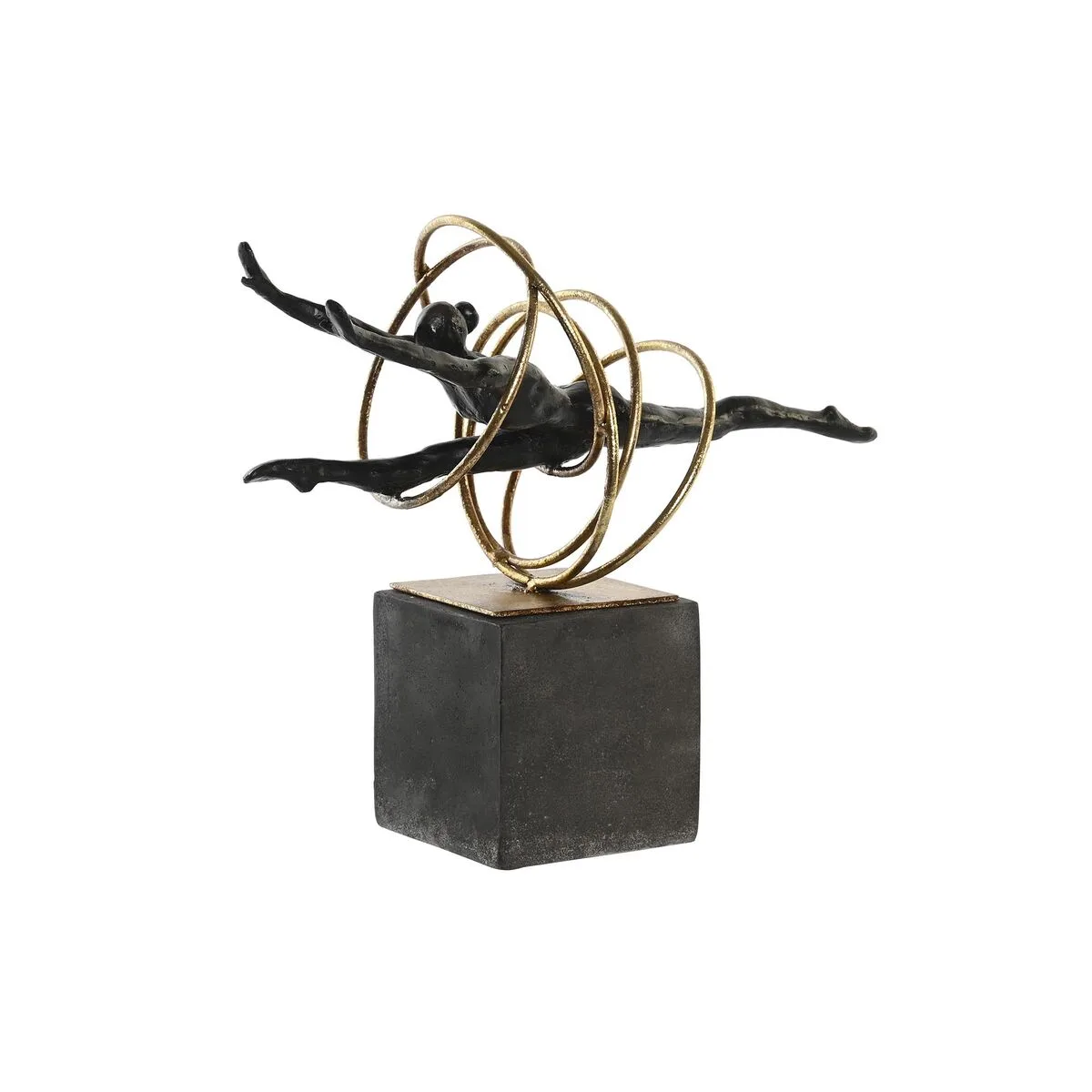 Figurine decorative dkd home decor noir dore metal resine moderne 36 x 14 x 29 5 cm s303961645. Diaytar : Parce que vous méritez le meilleur, nous sélectionnons l'excellence.